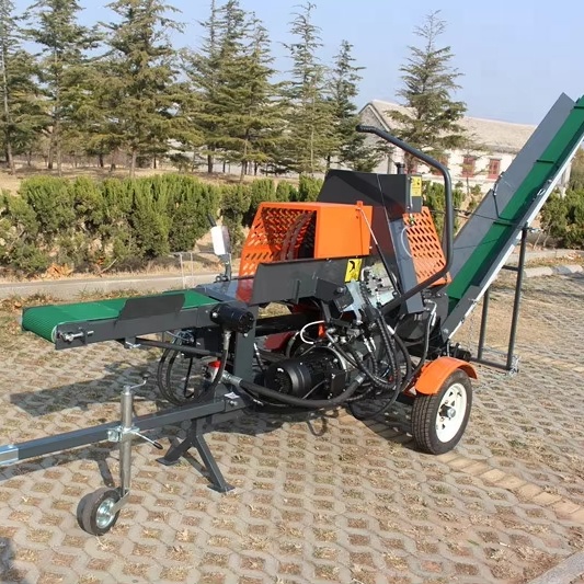 Log Splitter Electric - آلة تقطيع الأخشاب هيدروليكية أفقية بقوة