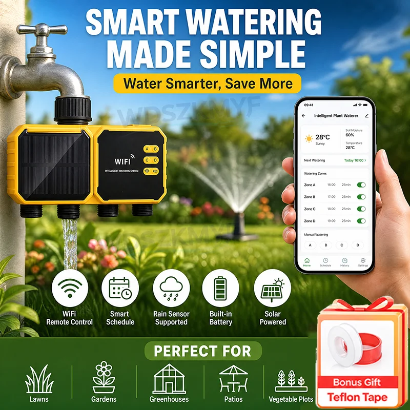 Power Zone Outdoor Timer - جهاز تحكم ذكي للري يعمل بالطاقة