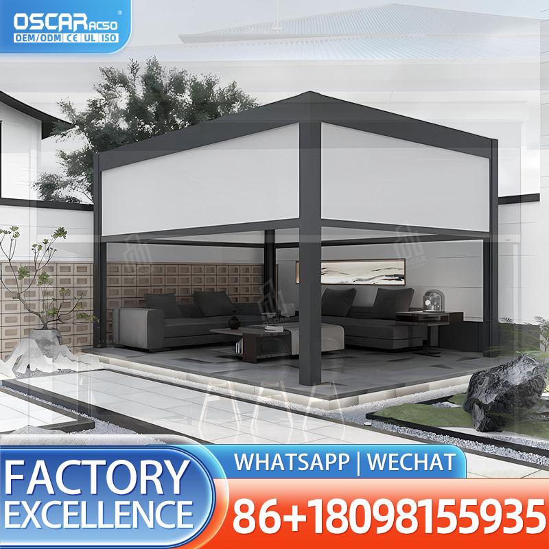 Outdoor Power Blinds - ستائر دوارة كهربائية تعمل بالبطارية للنوافذ