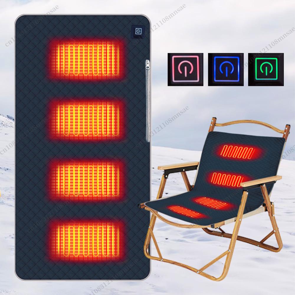 Outdoor Power Pedestal - حصيرة كرسي التخييم الكهربائي USB ،