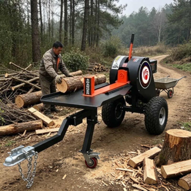 Log Splitter Electric - آلة تقطيع الأخشاب الكهربائية بقدرة 7