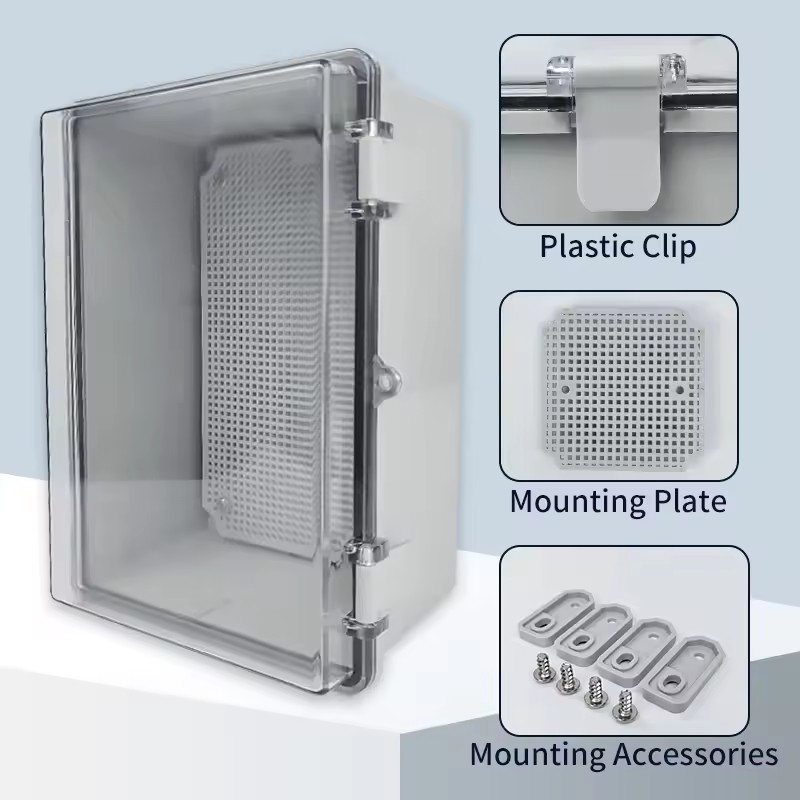 Outdoor Power Junction - IP66 الضميمة البلاستيكية الكهربائية ABS صندوق