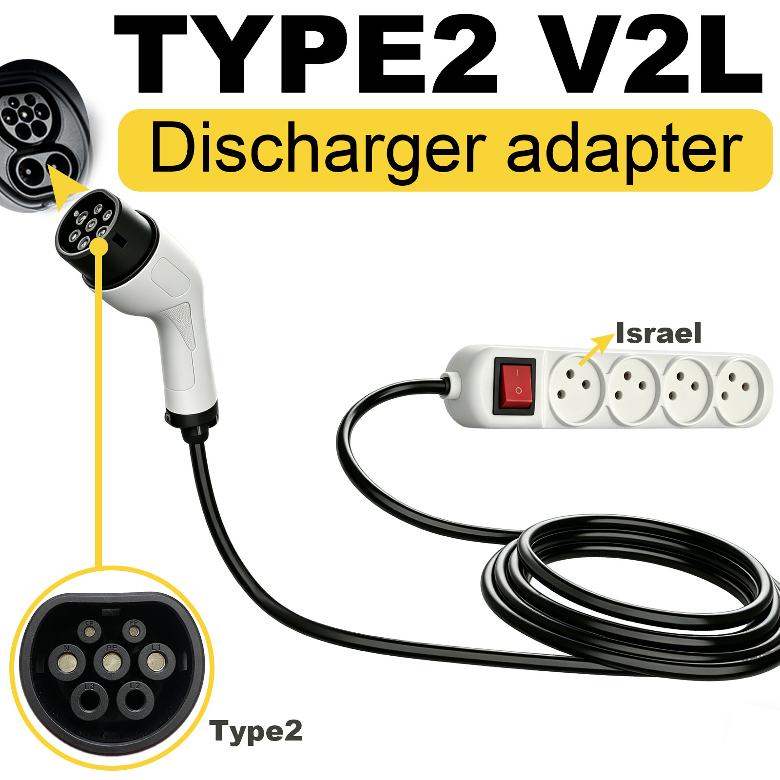 Outdoor Power Outlet - محول تفريغ الطاقة من النوع 2
