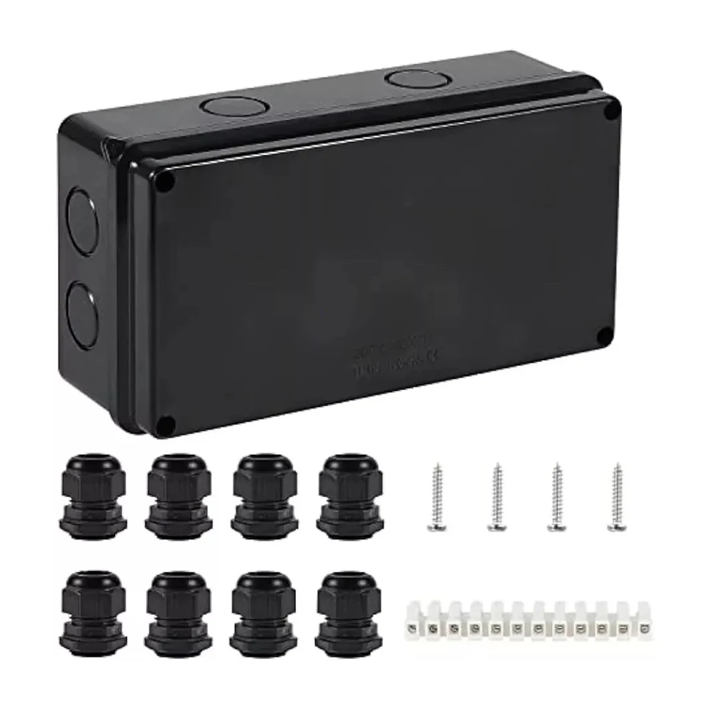 Outdoor Power Junction - IP65 صندوق تقاطع مقاوم للماء ،