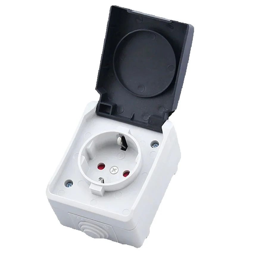 Outdoor Kitchen Power Outlet - فرنسا الأوروبية الألمانية 16A سطح شنت