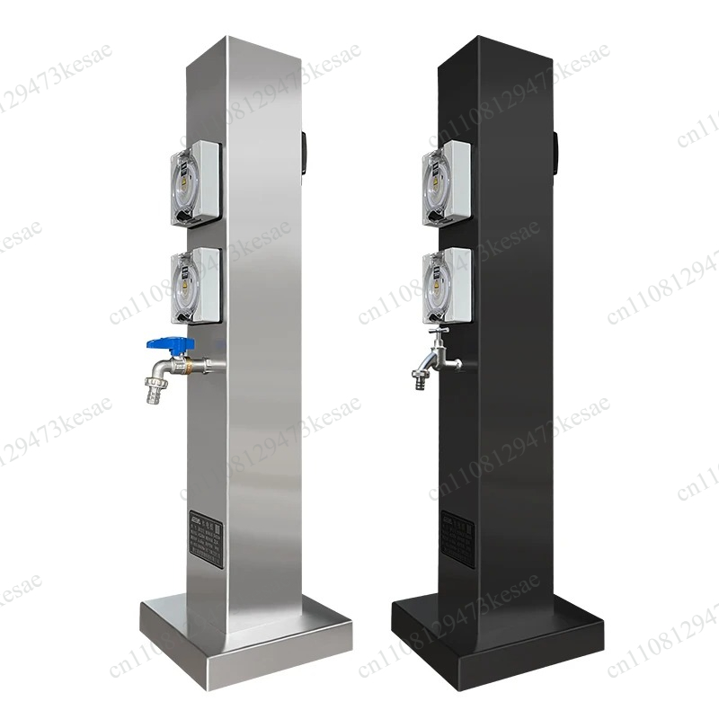 قاعدة توصيل مياه وطاقة للمخيما - مراجعة Outdoor Power Pedestal وسعره