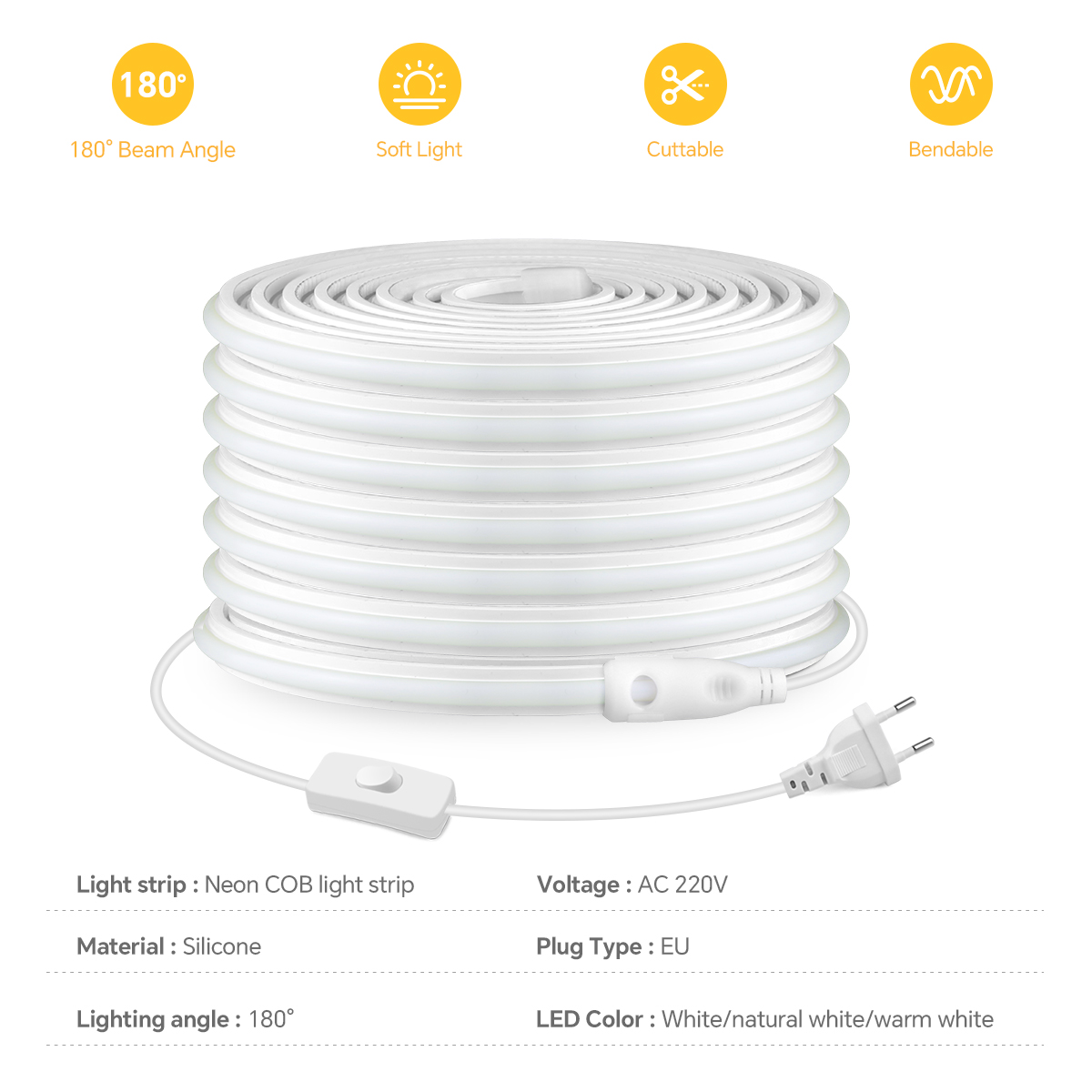 220 فولت COB Led قطاع عالية ال - مراجعة Outdoor Power Hub وسعره