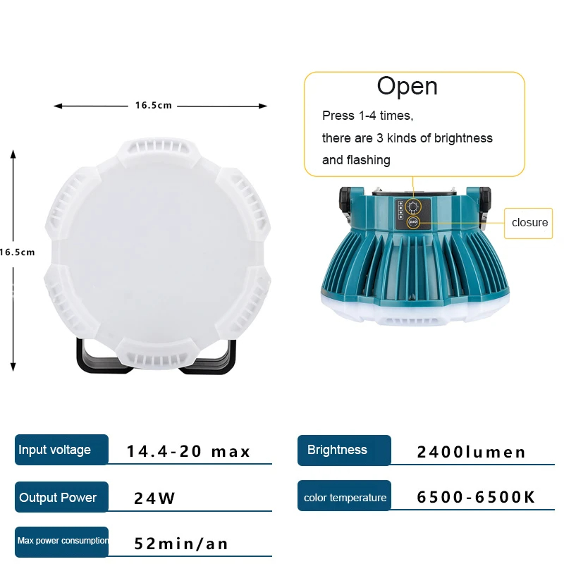 24 واط المحمولة LED تحذير ضوء  - مراجعة Outdoor Power Solutions وسعره