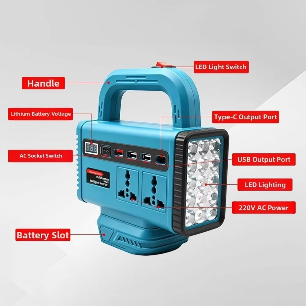 محول طاقة محمول 150 واط لبطاري - مراجعة Outdoor Power Inverter وسعره