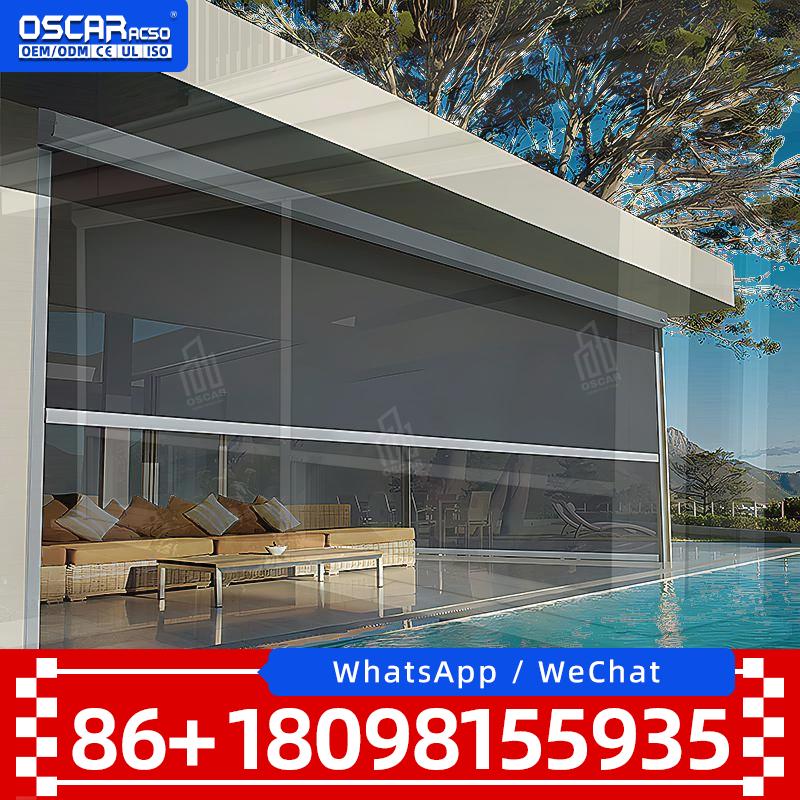مظلة أكشاك خارجية حديثة تعمل ب - مراجعة Outdoor Power Blinds وسعره