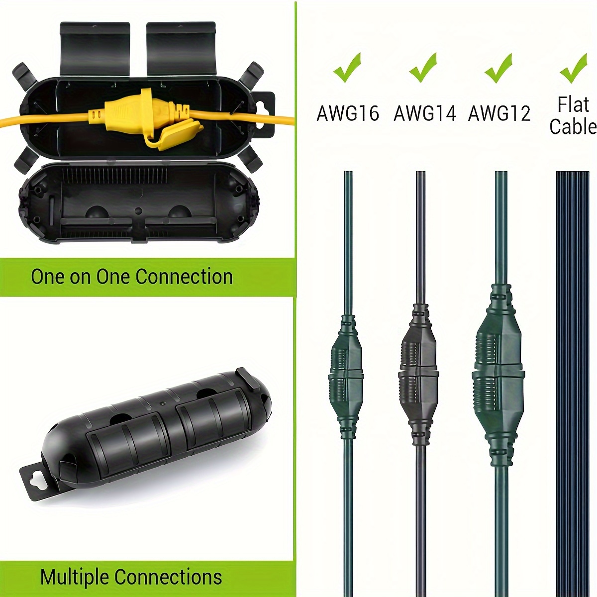 غطاء أمان واقٍ لتوصيل سلك التم - مراجعة Outdoor Power Hub وسعره