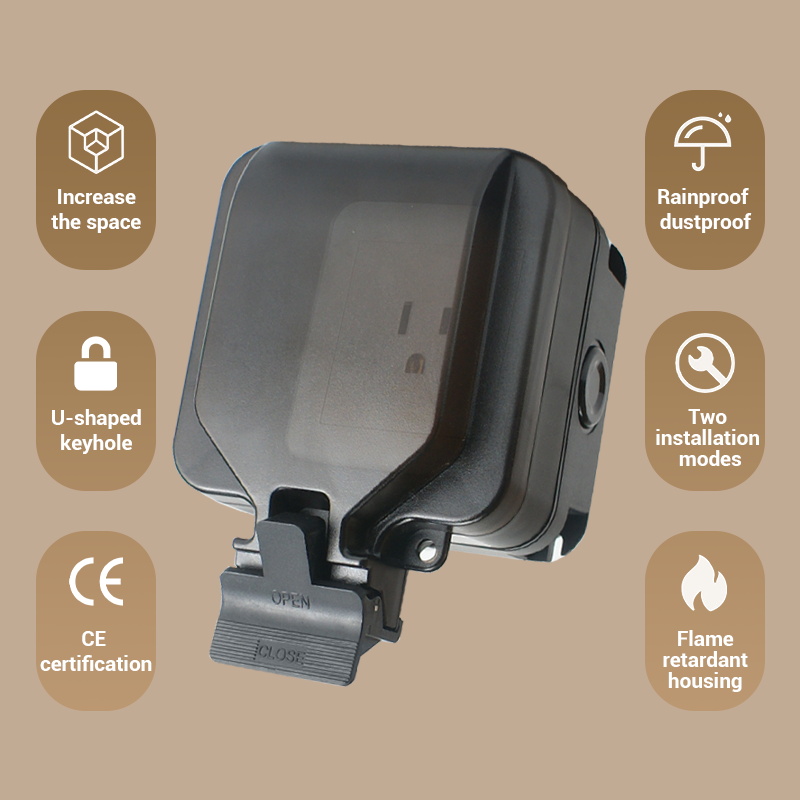 Avoir IP66 مقبس جداري مقاوم لل - مراجعة Outdoor Power Outlet Waterproof وسعره