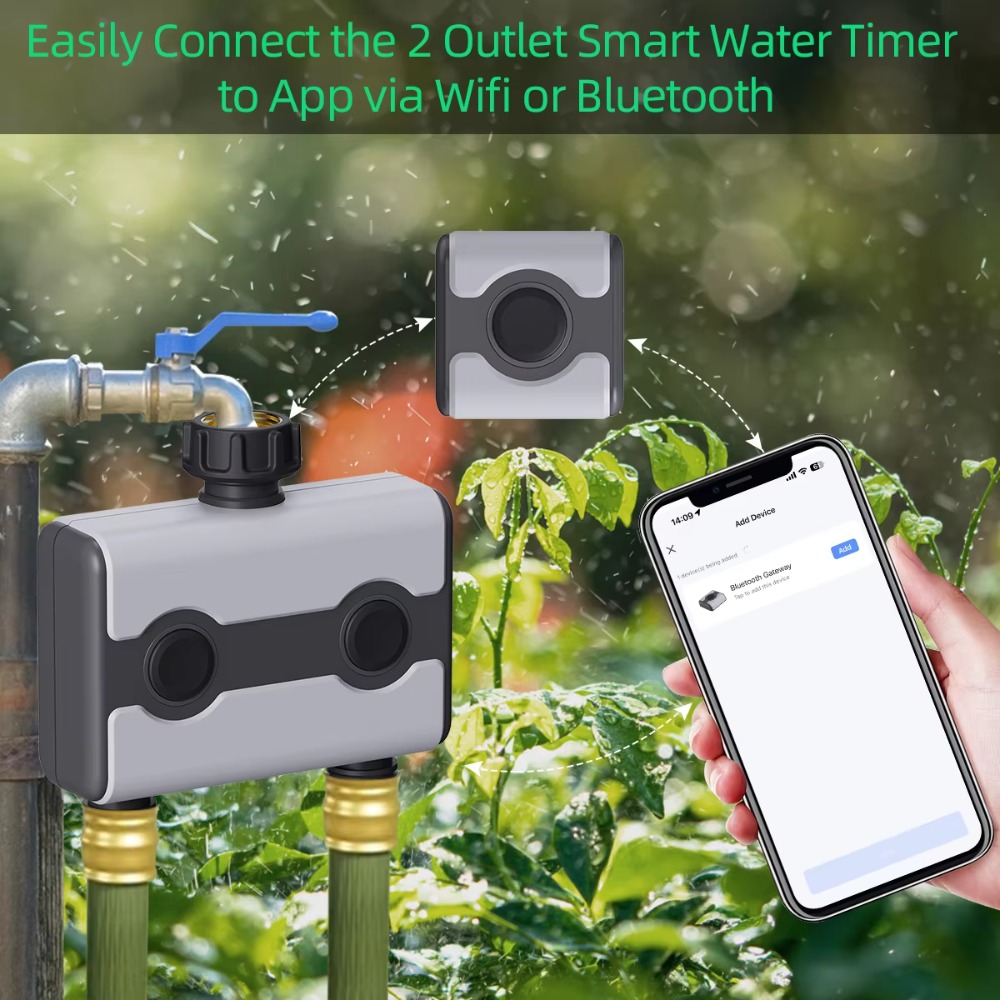 مؤقت ري الحدائق التناظري مع مس - مراجعة Power Zone Outdoor Timer وسعره