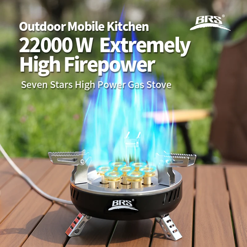 موقد غاز للتخييم BRS-207-Core  - مراجعة Outdoor Power 'Hose' وسعره