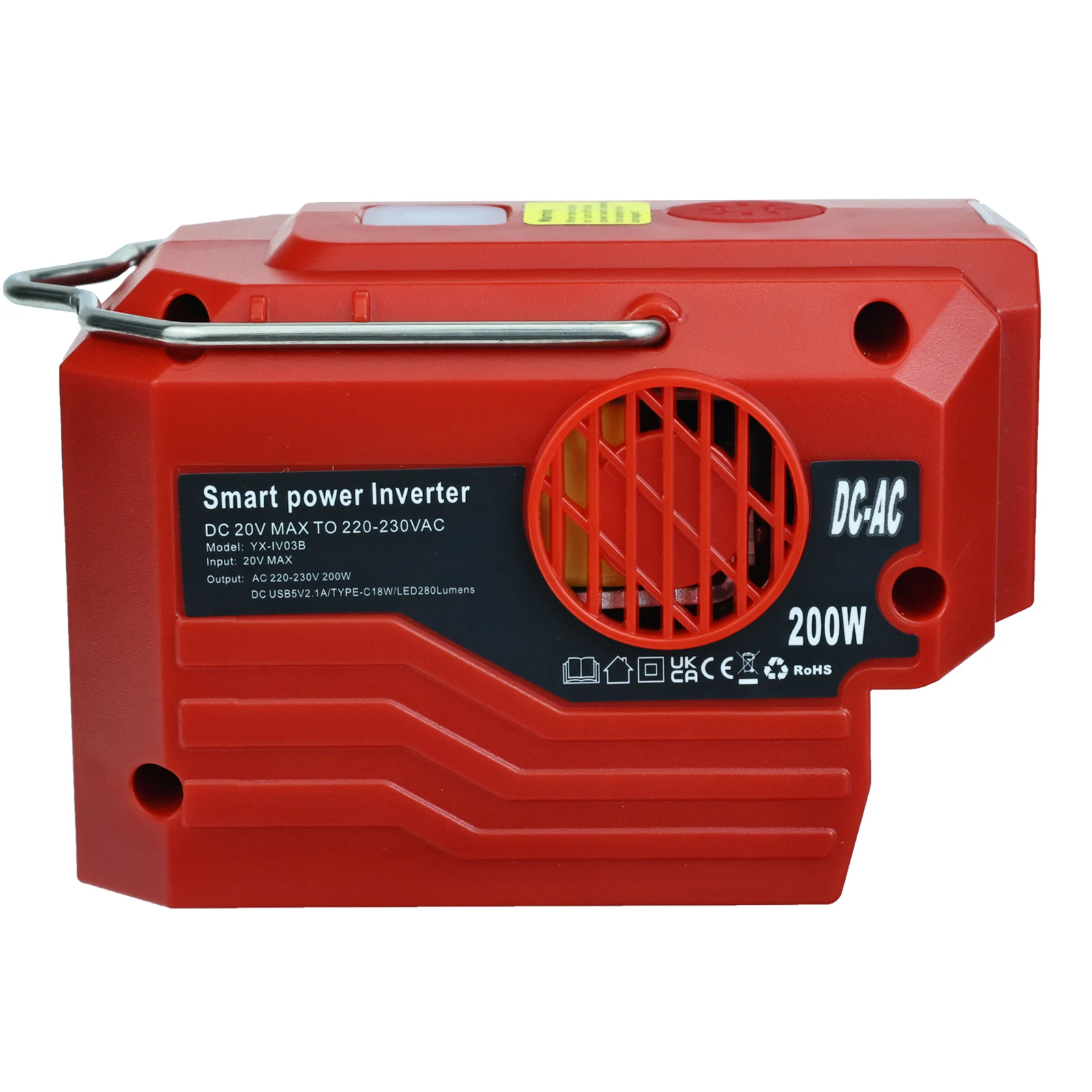 محول طاقة محمول مع إضاءة ليد ، - مراجعة Outdoor Power Inverter وسعره
