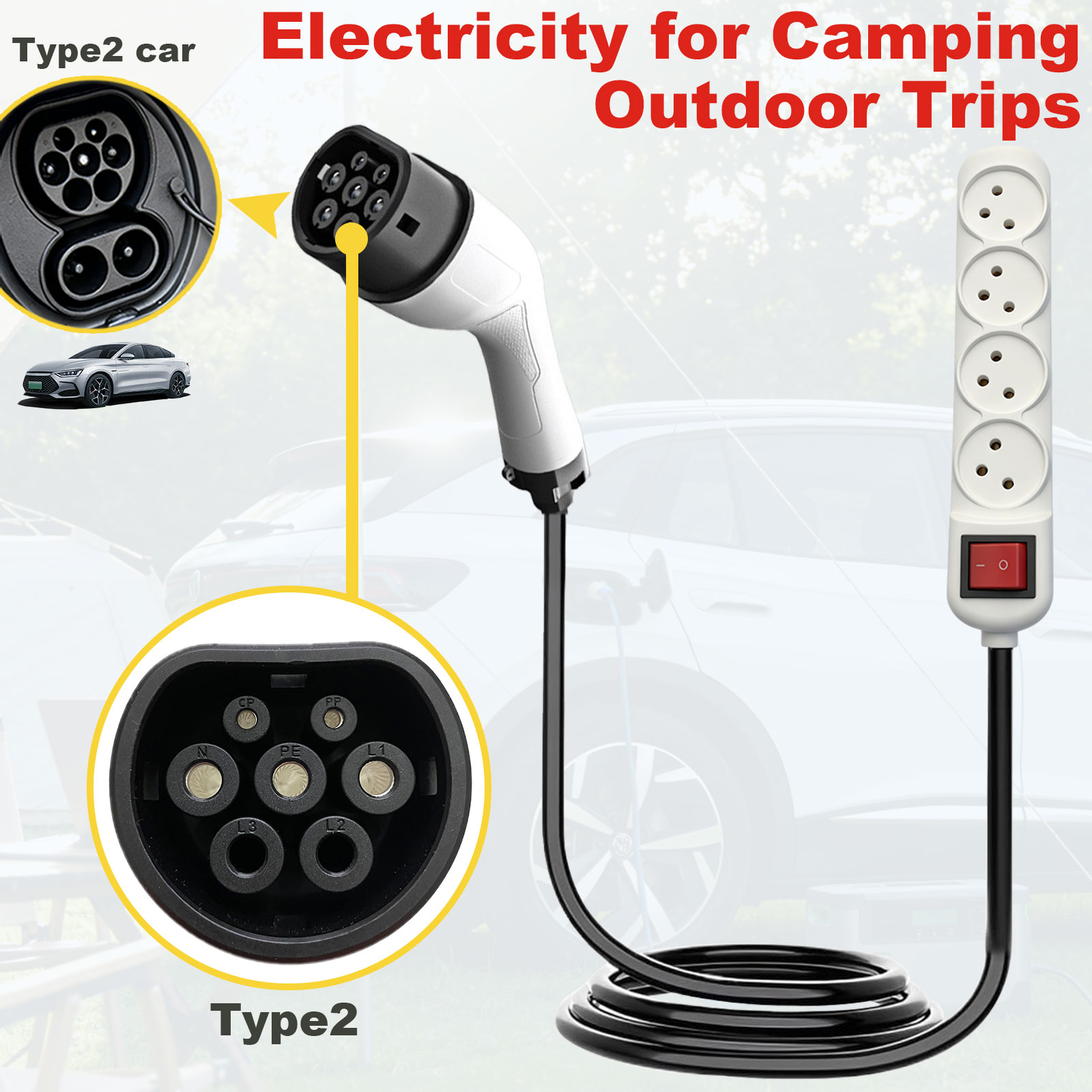 محول تفريغ الطاقة من النوع 2 V - مراجعة Outdoor Power Outlet وسعره