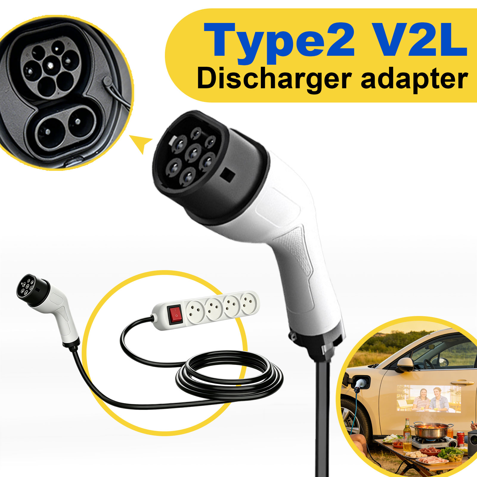 محول تفريغ الطاقة من النوع 2 V - مراجعة Outdoor Power Outlet وسعره