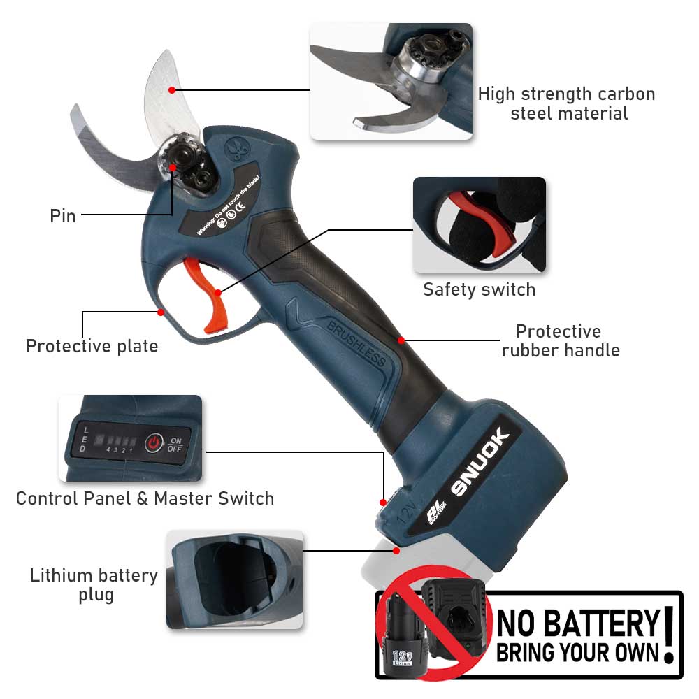 مقص تقليم كهربائي بدون فرشاة 1 - مراجعة Outdoor Power Solutions وسعره