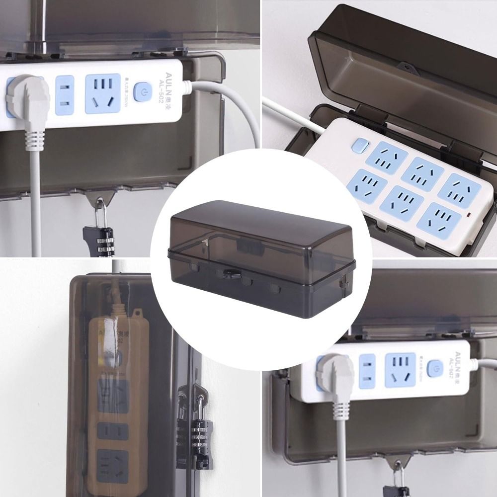 صندوق بلاستيكي محمول مضاد للسر - مراجعة Outdoor Power Outlet Waterproof وسعره