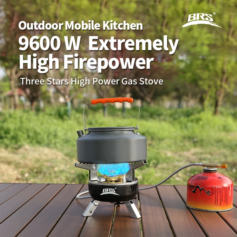 موقد غاز للتخييم BRS 203-Core  - مراجعة Outdoor Power 'Hose' وسعره