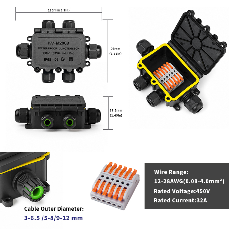 صندوق توصيل كهربائي مقاوم للما - مراجعة Outdoor Power Junction وسعره