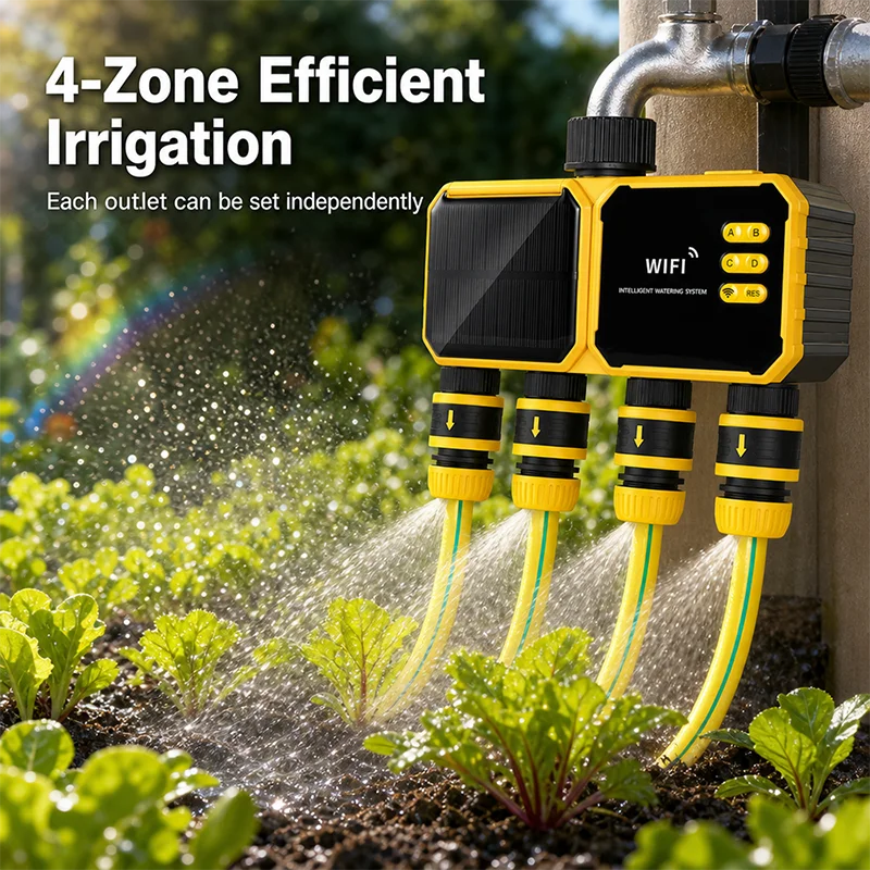 جهاز تحكم ذكي للري يعمل بالطاق - مراجعة Power Zone Outdoor Timer وسعره