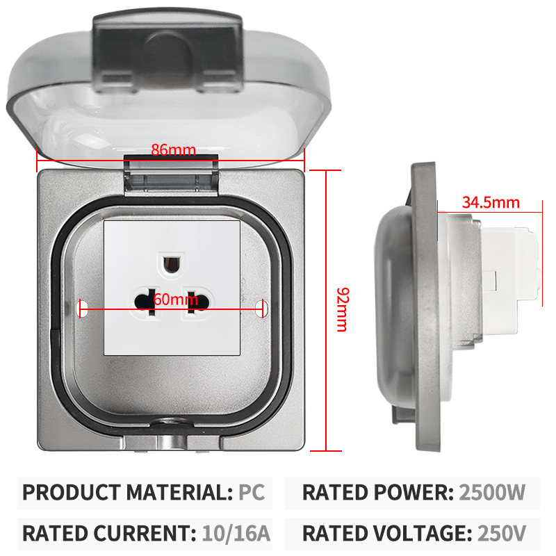 مقبس خارجي مقاوم للماء IP65، ل - مراجعة Outdoor Power Outlet وسعره