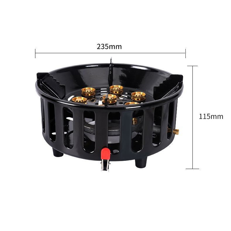 21000 واط 7-Core موقد للتخييم  - مراجعة Outdoor Power 'Hose' وسعره
