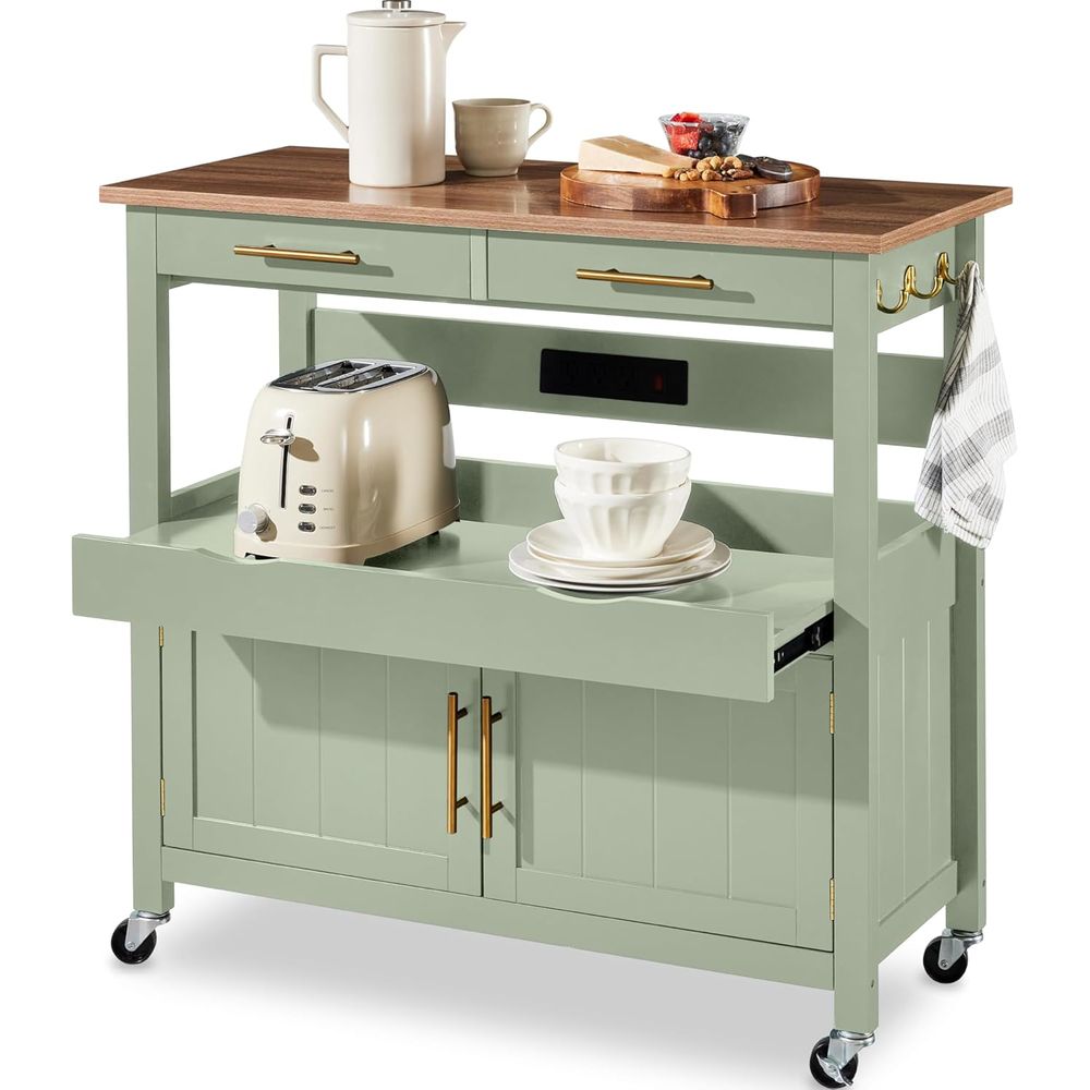 عربة مطبخ متحركة بطول 36 بوصة، - مراجعة Outdoor Kitchen Power Outlet وسعره