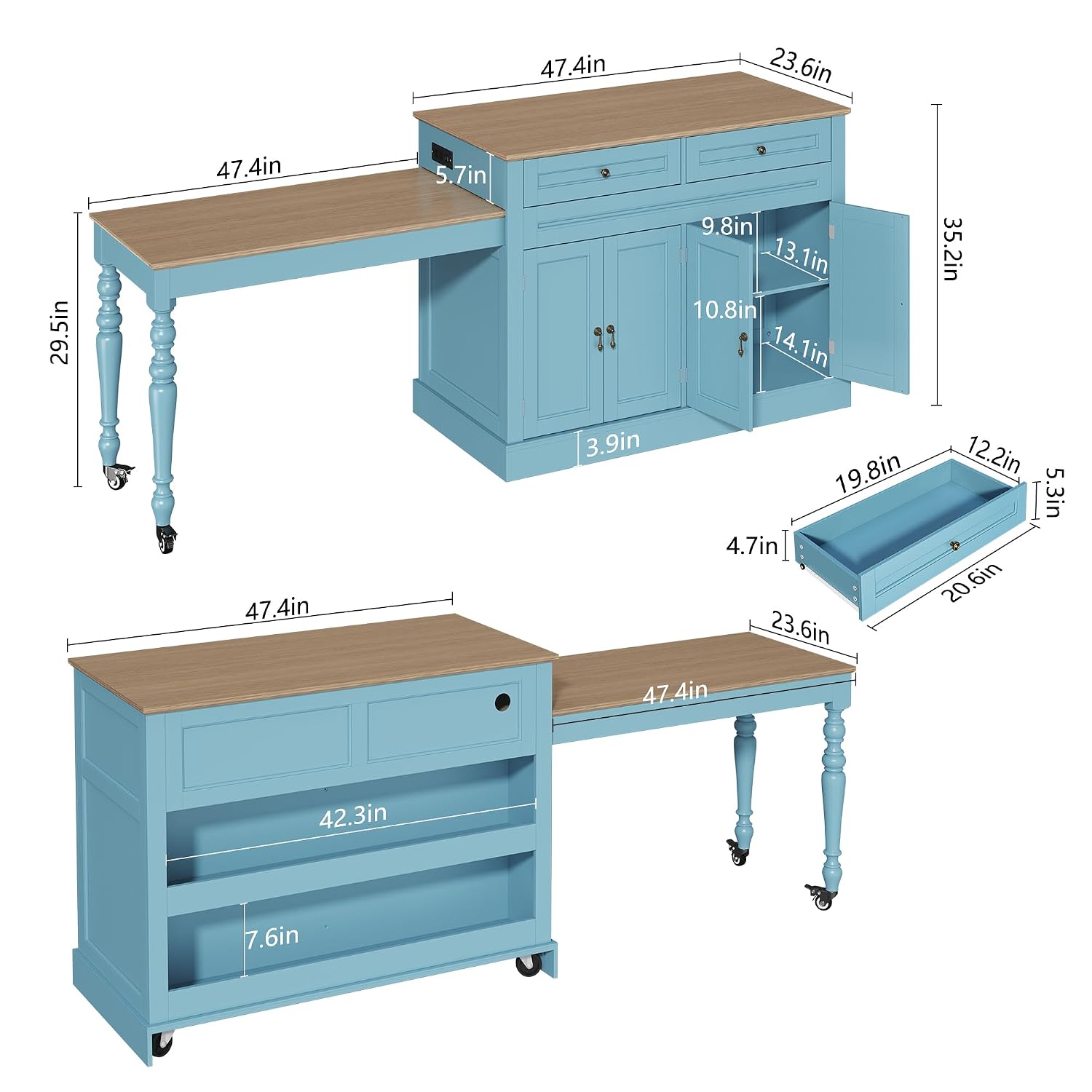 جزيرة مطبخ بطول 87.5 بوصة مع ط - مراجعة Outdoor Kitchen Power Outlet وسعره