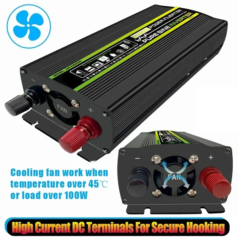 6000 واط DC12/24 فولت إلى التي - مراجعة Outdoor Power Inverter وسعره